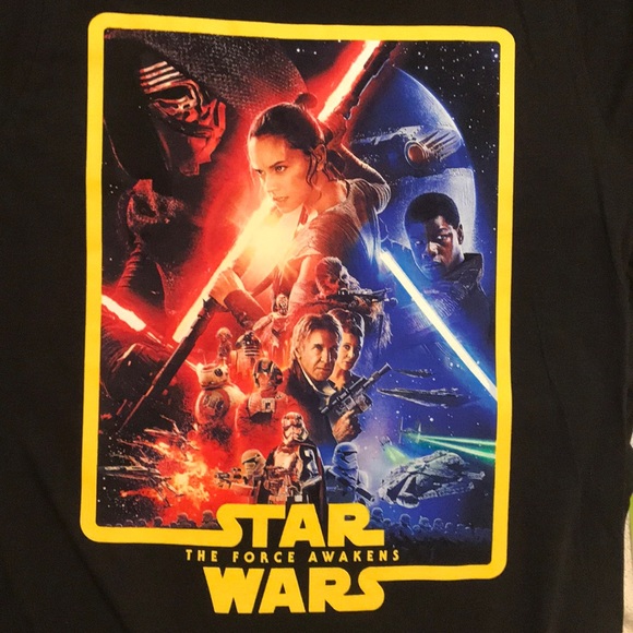 Black STAR WARS short sleeve T-shirt Size XXL $15 - Picture 1 of 3